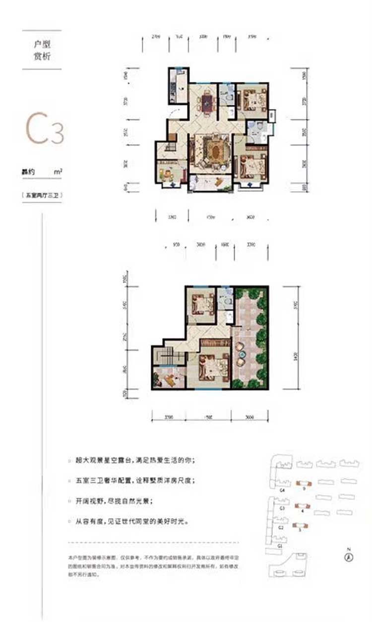 潤地新城洋房C3戶型