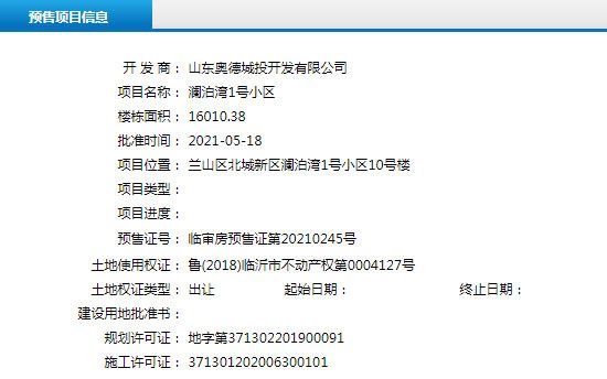 5月中旬臨沂共18項(xiàng)目獲預(yù)售證，共批準(zhǔn)31棟樓